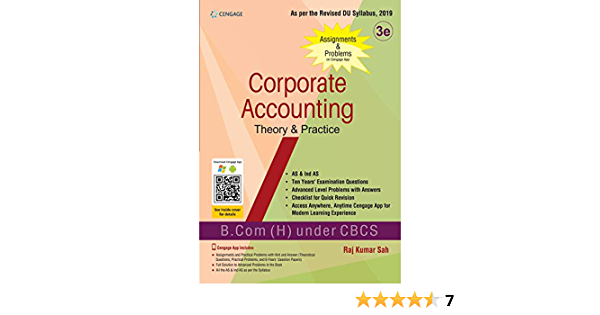Corporate Accounting Theory and Practice for B.Com